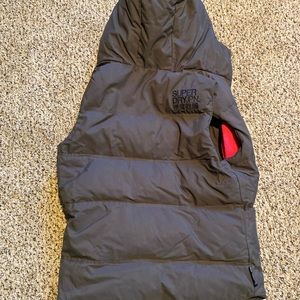 Grey Superdry puffer vest